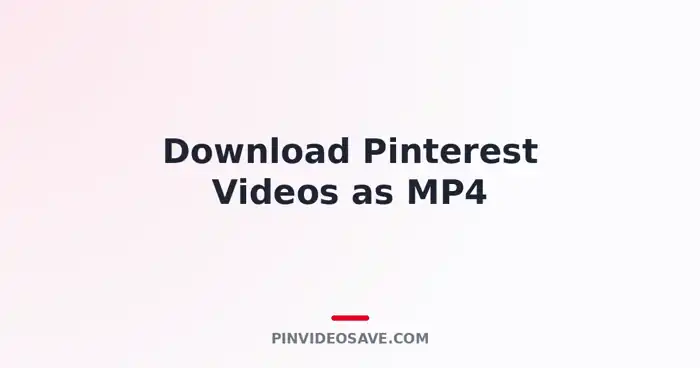 How to download Pinterest videos as MP4