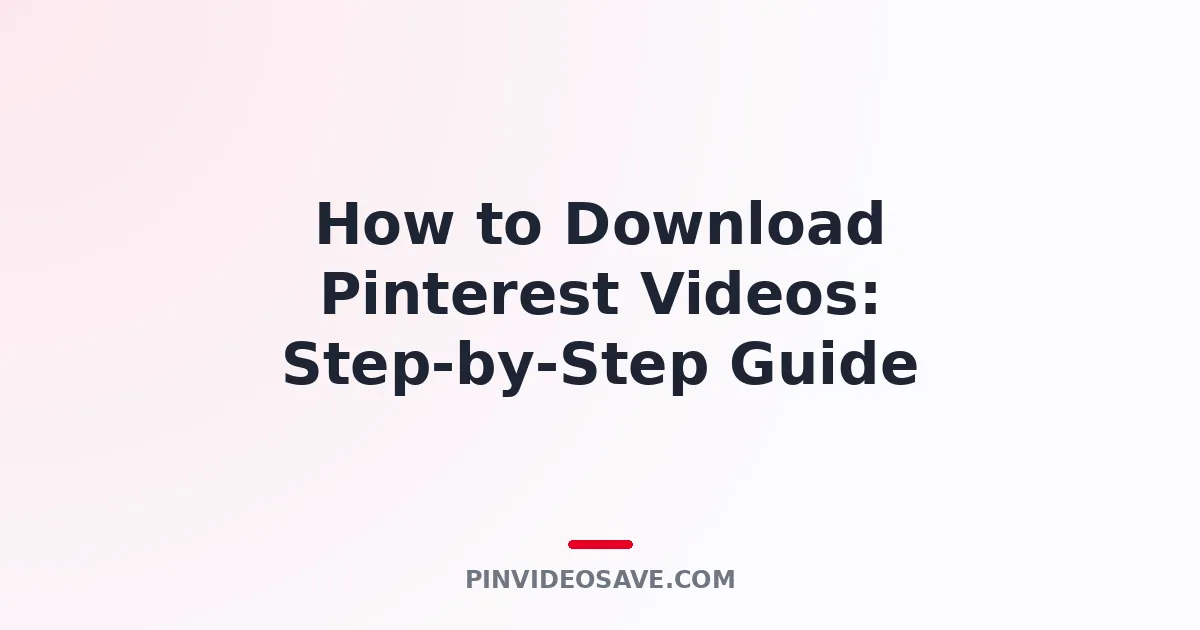 Pinterest video downloader HD screenshot for how to download Pinterest videos guide